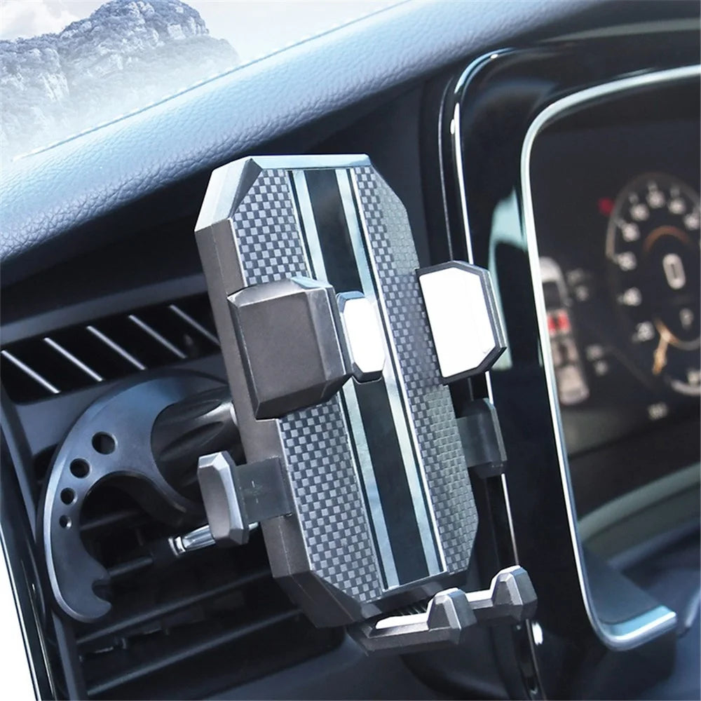 C229 Horn Shape Car Air Outlet Mount Auto Lock Mobile Phone Holder - 2