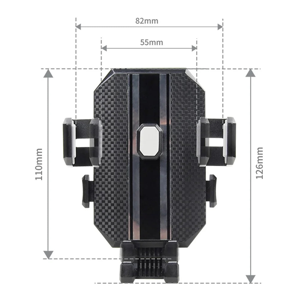 C229 Horn Shape Car Air Outlet Mount Auto Lock Mobile Phone Holder - 7