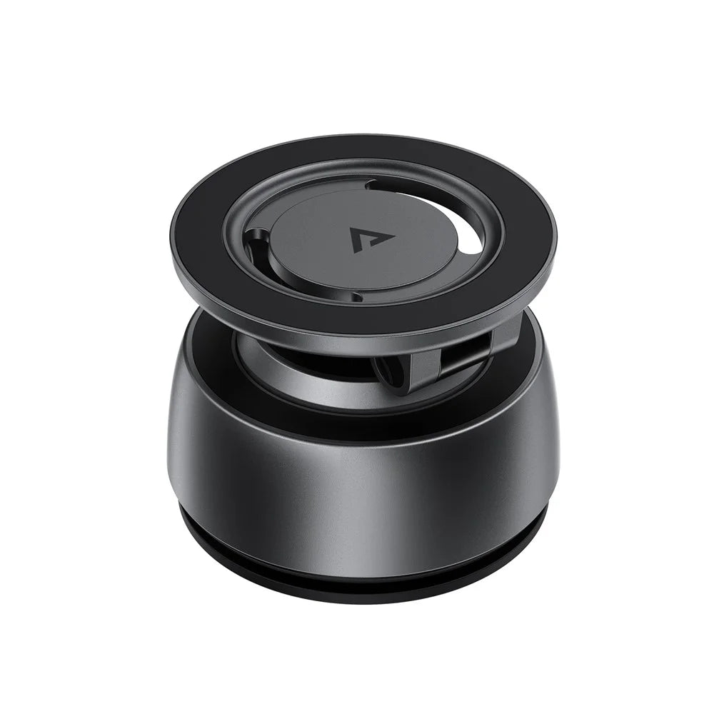 ACEFAST E54 Electric Suction Cup Magnetic Car Phone Holder 360° Rotation Dashboard Mount - Metal Grey - 5