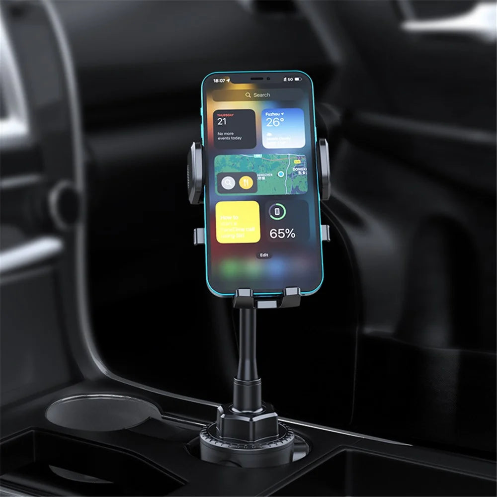 A190+X905 Flexible Arm Phone Bracket 360 Degrees Rotation Universal Car Cup Holder Cellphone Stand - 6