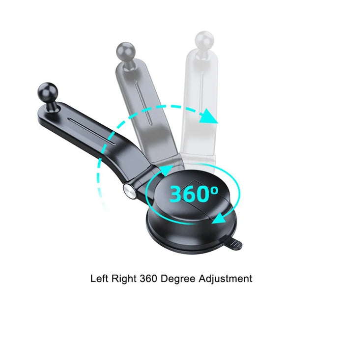 Car Dashboard Suction Cup Mobile Phone Holder Stand 360 Degrees Rotatable Bracket - 7