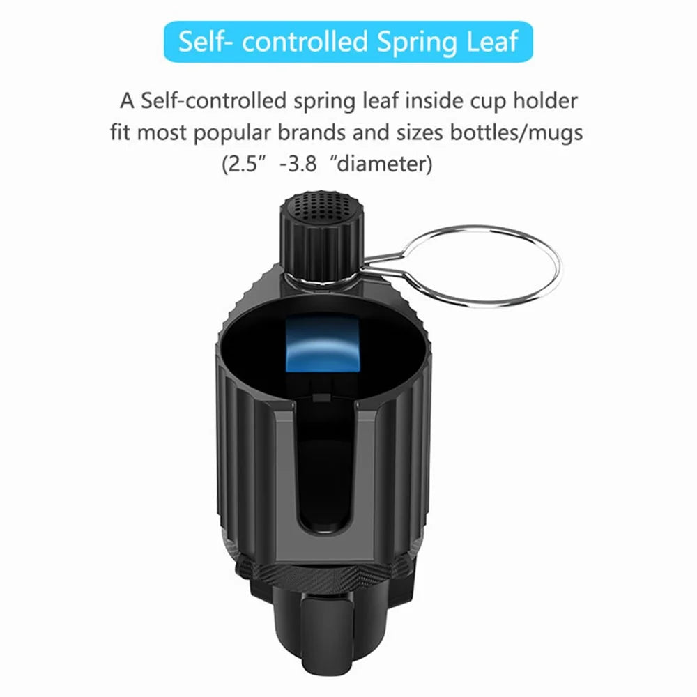 C004 Multi-functional Adjustable Car Drink Cup Bottle Holder Mobile Phone Bracket - Green - 5