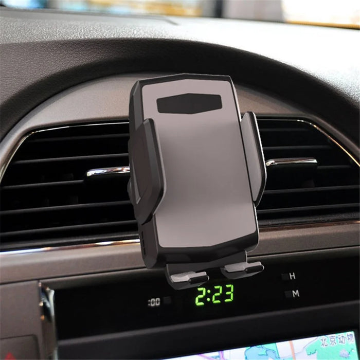 A080+X158 Universal Hook Type Car Air Outlet Phone Holder 360 Degrees Rotatable Bracket - 2