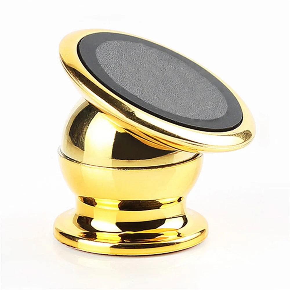 Car Dashboard Phone Mount Multifunctional Magnetic Vehicle Phone Holder Metal 360-Degree Rotating Magnetic Stand - 1