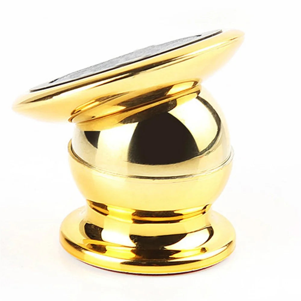 Car Dashboard Phone Mount Multifunctional Magnetic Vehicle Phone Holder Metal 360-Degree Rotating Magnetic Stand - 2