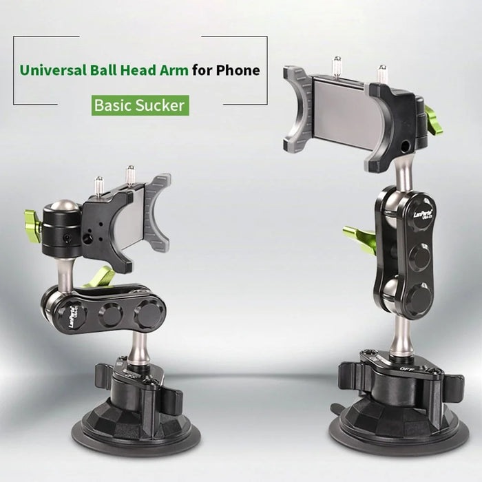LANPARTE UBA-1 Universal Rotatable Phone Holder Stand Car Trip Suction Cup Cellphone Photography Bracket - 3