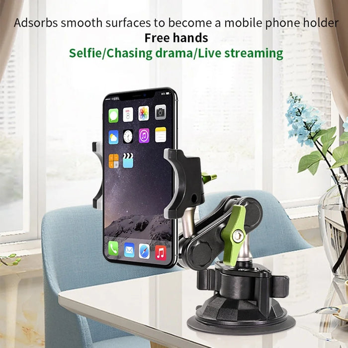 LANPARTE UBA-1 Universal Rotatable Phone Holder Stand Car Trip Suction Cup Cellphone Photography Bracket - 6