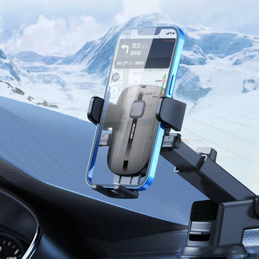 WEKOME S55 Strong Suction Vacuum Phone Clip Car Universal Cell Phone Mount Holder Anti-Shake Stabilizer Phone Clamp - 2