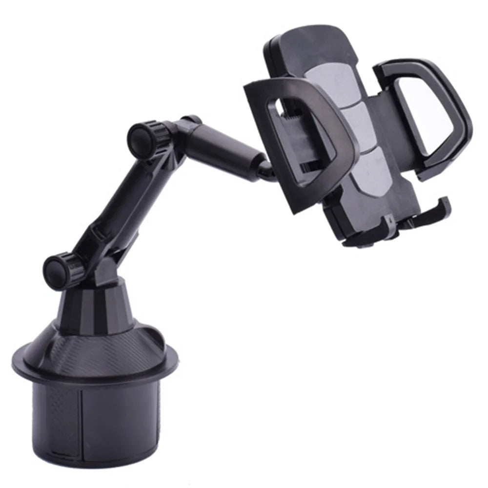 Universal Car Cup Holder Mount Adjustable Cellphone Stand 360 Degrees Rotation Phone Bracket - 1