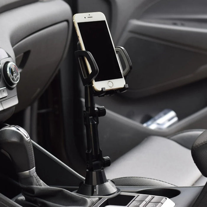 Universal Car Cup Holder Mount Adjustable Cellphone Stand 360 Degrees Rotation Phone Bracket - 7