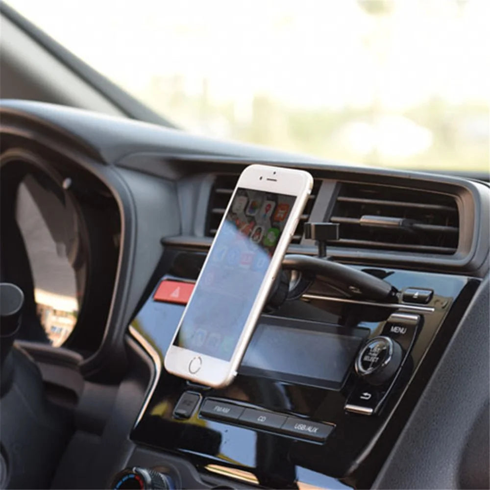 CD Slot Magnetic Phone Mount for Universal Car 360-Degree Rotating Magnetic Smart Phone Holder - 7