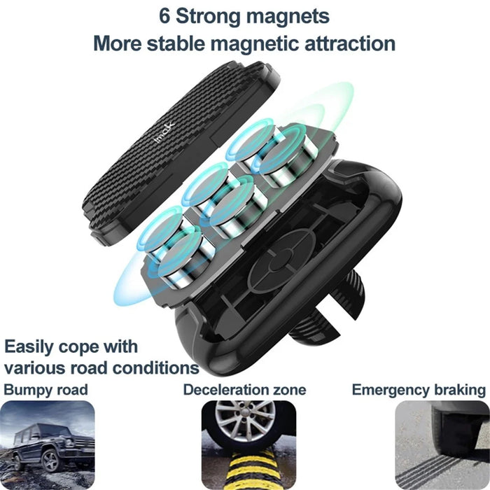 IMAK C5-X4 Telescopic Rod Magnetic Car Holder Suction Cup Base Cellphone Bracket - 3