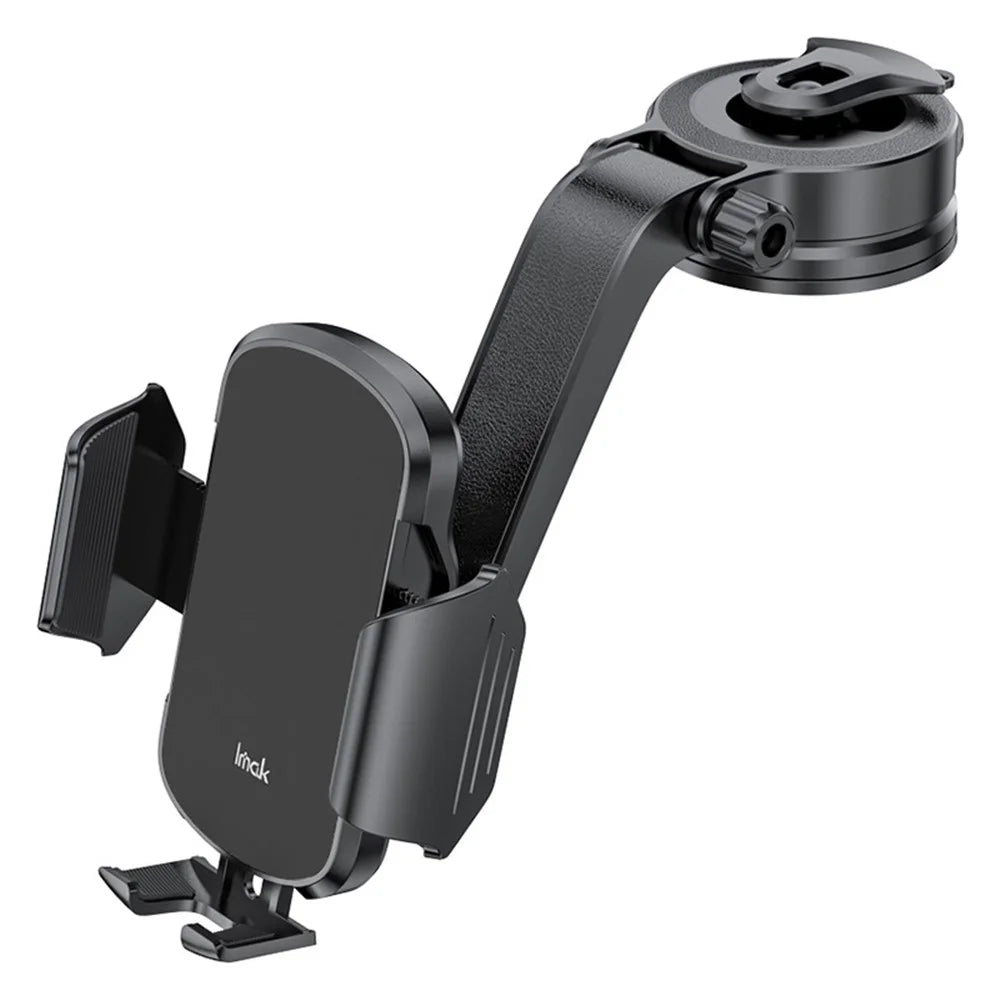 IMAK J1-X5A Dashboard Clip Car Holder 360-Degree Rotating Vehicle Phone Mount Anti-Shock Adjustable Phone Clip with Silicone Mat - 1