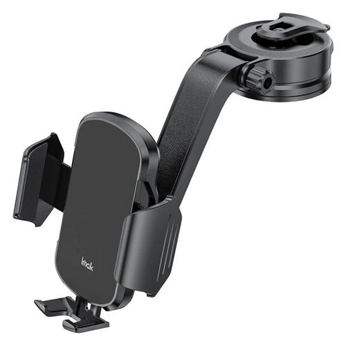 IMAK J1-X5A Dashboard Clip Car Holder 360-Degree Rotating Vehicle Phone Mount Anti-Shock Adjustable Phone Clip with Silicone Mat - 1