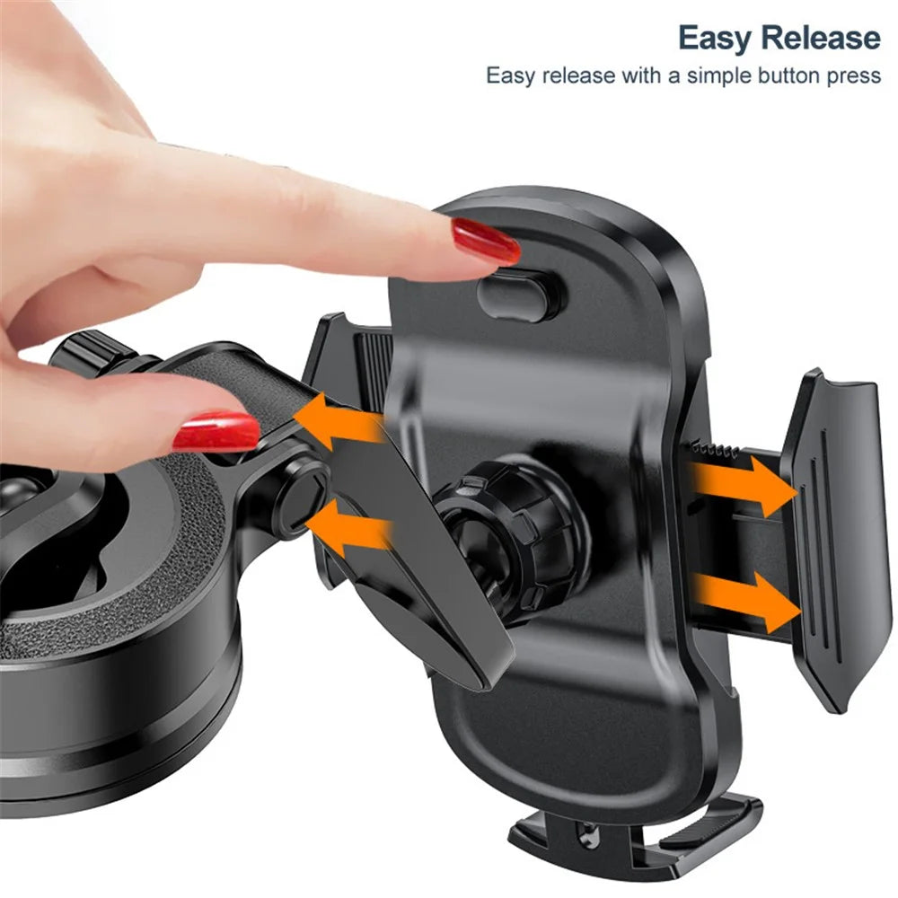 IMAK J1-X5A Dashboard Clip Car Holder 360-Degree Rotating Vehicle Phone Mount Anti-Shock Adjustable Phone Clip with Silicone Mat - 5