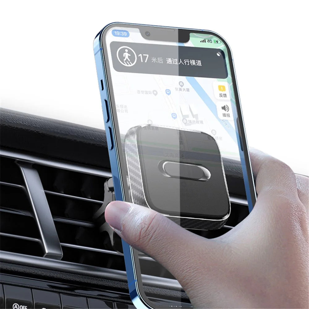 ZOS-B077 Magnetic Car Phone Mount Vehicle Air Vent Phone Holder 360-Degree Rotating Square Magnetic Stand - 4