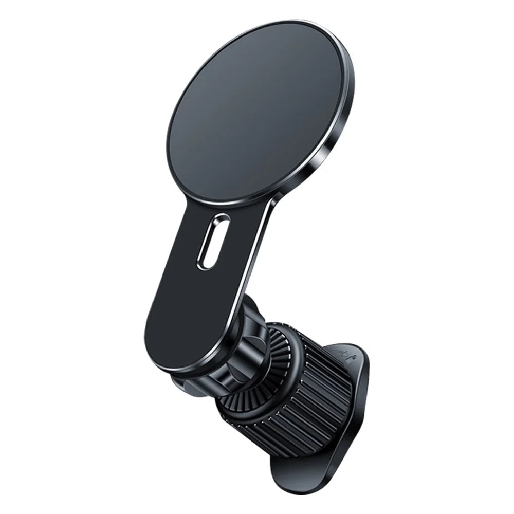 Car Air Vent Mount Magnetic Phone Holder Stand 360 Degrees Rotating Cellphone Bracket with 2 Magnetic Sheets - Black - 1