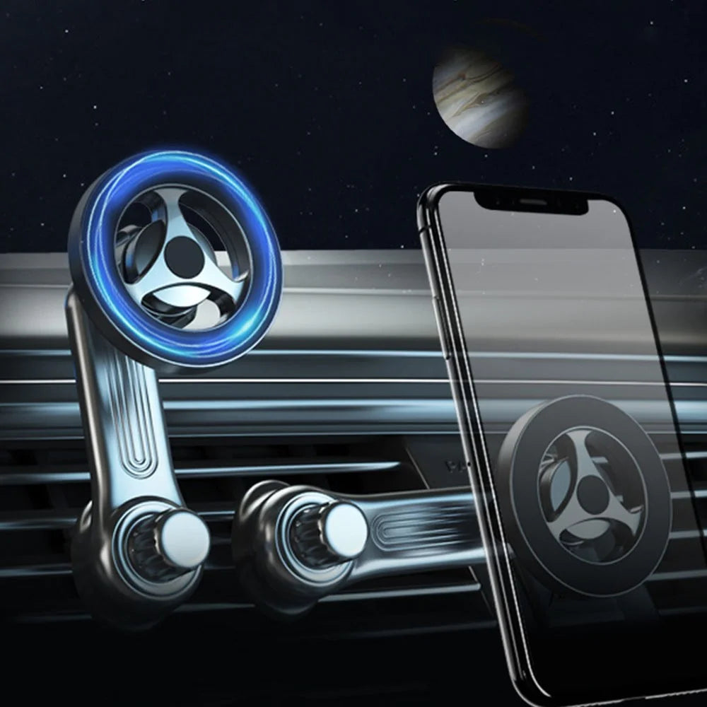 Car Phone Holder N52 Strong Magnet Air Vent Extension Rod Cellphone Support 17mm Ball Head Mobile Phone Bracket - 6