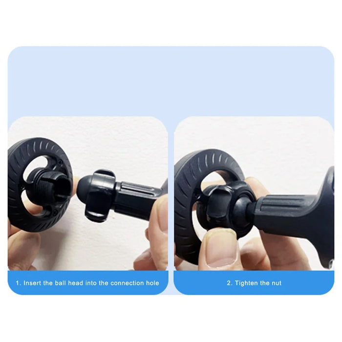 O-shaped Base Car Phone Holder 17mm Ball Head Mobile Phone Bracket N52 Strong Magnet Air Vent Cellphone Support - 7