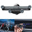 OATSBASF x03 Mini Folding Aluminum Alloy Car Phone Holder Automatic Locking Gravity Phone Bracket - Air Vent Mount / Black - 1