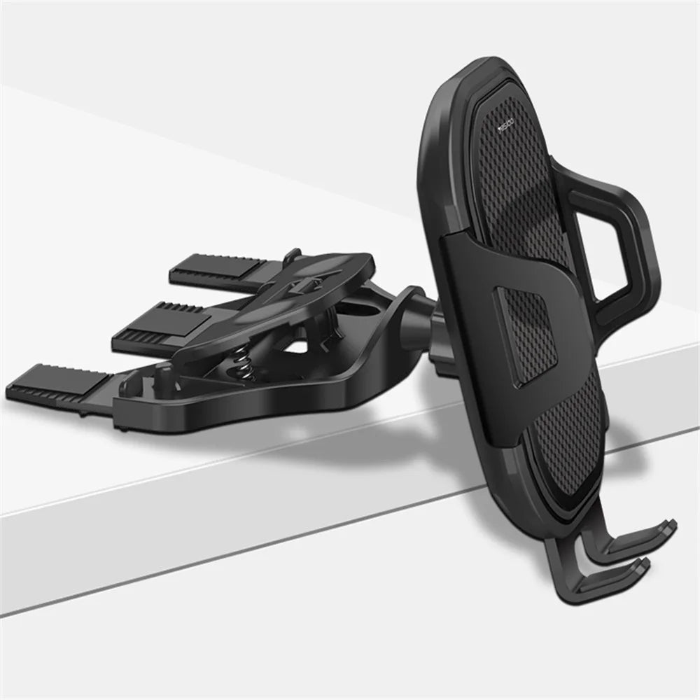 YESIDO C84 Car CD Slot Mobile Phone Holder 360 Degrees Rotating Cellphone Bracket - 4