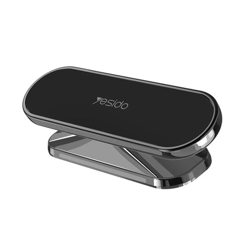 YESIDO C82 Magnetic Car Phone Holder Stand 360 Degrees Rotating Zinc Alloy Cellphone Bracket - Dark Grey - 1
