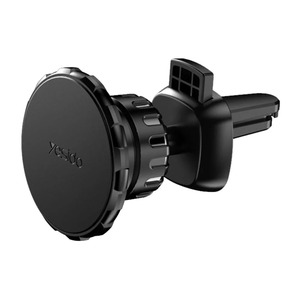 YESIDO C153 Adhesive Car Dashboard Phone Holder Magnetic Rotatable Phone Bracket with Air Vent Clip - 2