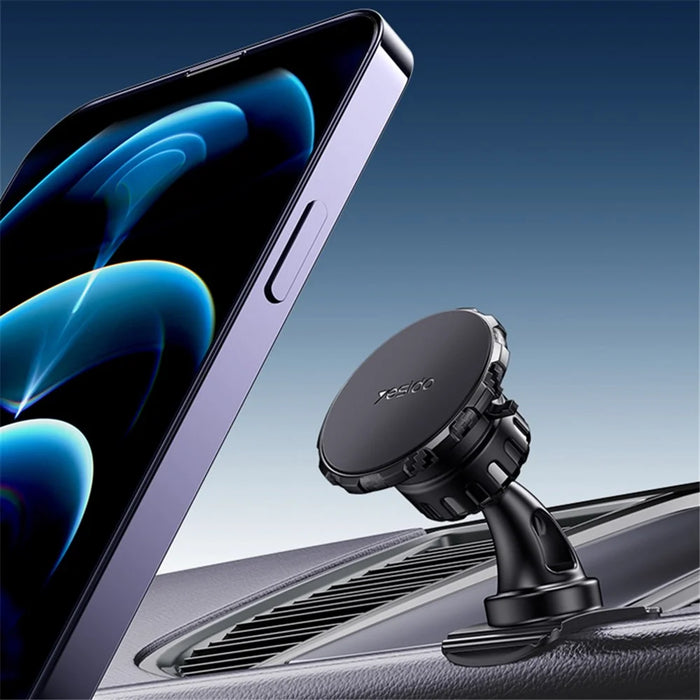 YESIDO C153 Adhesive Car Dashboard Phone Holder Magnetic Rotatable Phone Bracket with Air Vent Clip - 7