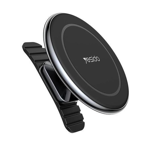 YESIDO C126 For iPhone 12 / 13 / 14 Zinc Alloy Car Magnetic Phone Holder 720 Degree Rotation Adhesive Bracket - 1