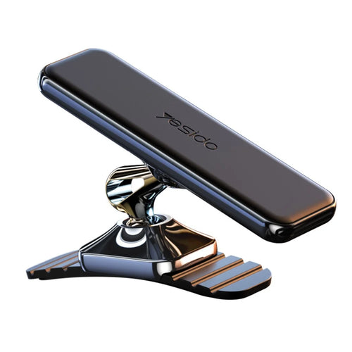 YESIDO C150 360 Degree Rotation Magnetic Absorption Zinc Alloy Car Phone Holder Adhesive Arc Bracket - 1