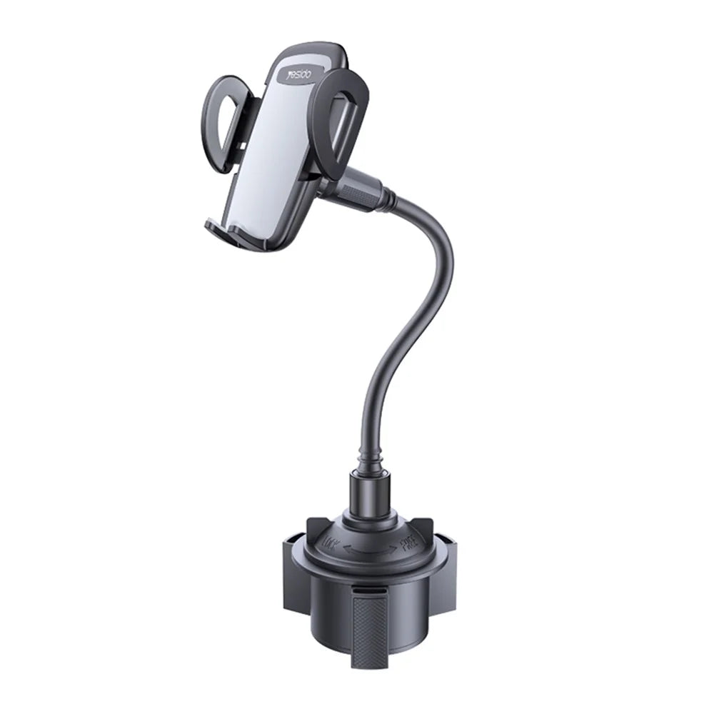YESIDO C112 Flexible Arm 360 Degree Rotation Car Cup Holder Mobile Phone Bracket with Air Vent Clip - 1