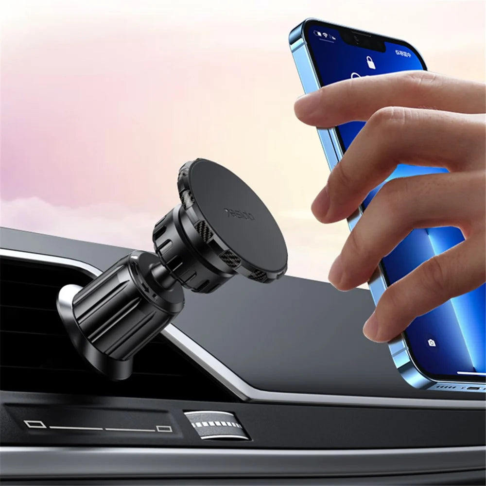 YESIDO C154 Car Air Vent Mount Magnetic Phone Holder 360 Degrees Rotating Cellphone Stand - 3