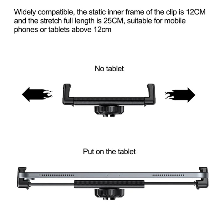 YESIDO C171 Suction Cup Mount Car Holder Dashboard Bracket for Phone and Tablet 4.7-12 Inch - 3