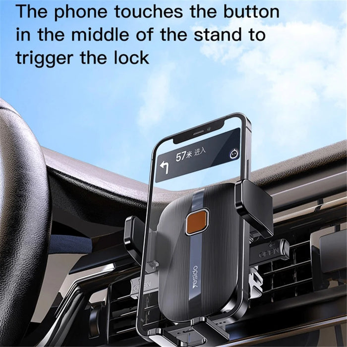 YESIDO C162 Air Outlet Car Phone Holder Bracket 360 Degree Rotatable Cellphone Stand - 3