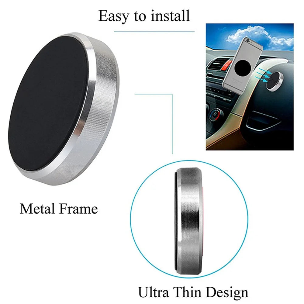 ZHILANG C06 Magnetic Phone Holder Air Vent Phone Mount Stand for Car - Gold - 6