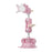 LANPARTE UBA-P1 Tablet Holder Car Windshield Strong Suction Cup Mount Bracket Universal for iPad Samsung Galaxy Tab without Telescopic Pipe - Pink - 1
