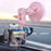 LANPARTE UBA-P1 Tablet Holder Car Windshield Strong Suction Cup Mount Bracket Universal for iPad Samsung Galaxy Tab without Telescopic Pipe - Pink - 2