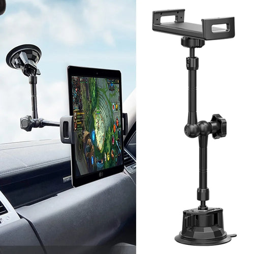 LANPARTE VMA-P1 Car Dashboard Windshield Tablet Mount Holder Adjustable Window Stand for iPad, Cell Phones - 1
