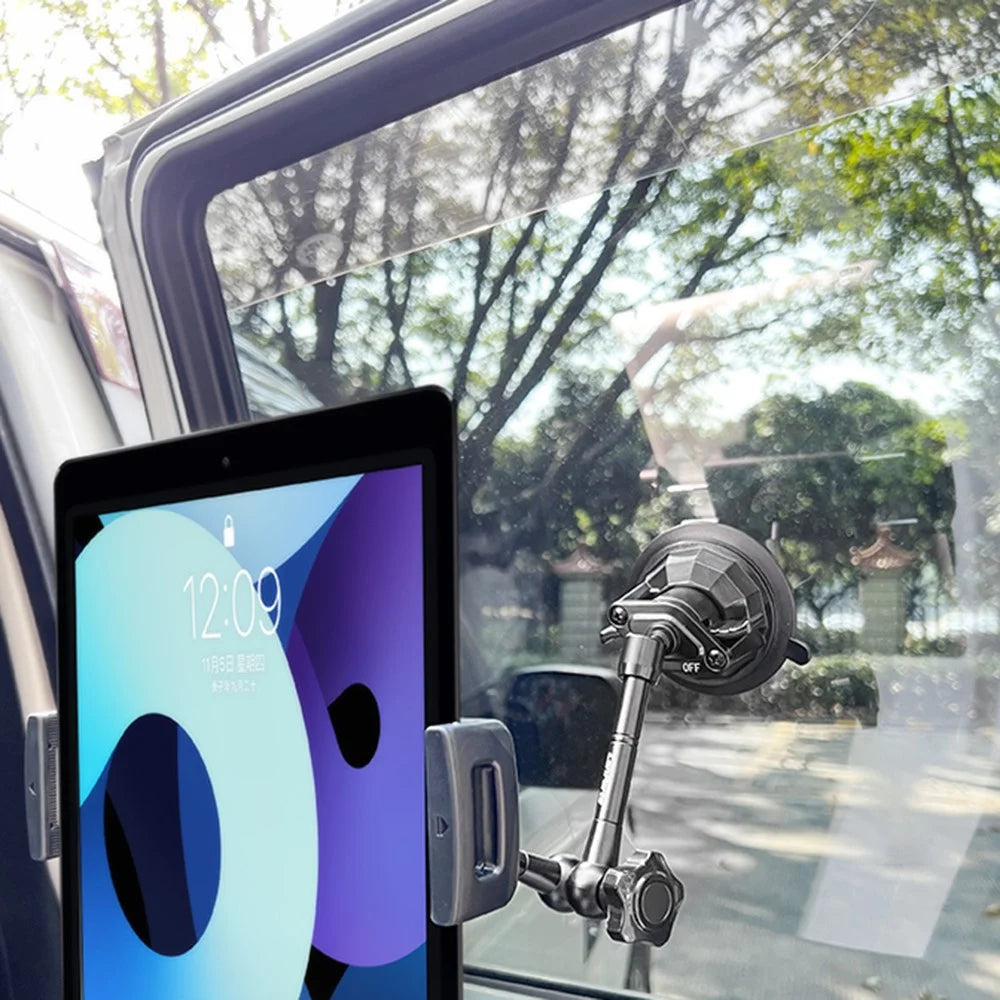 LANPARTE VMA-P1 Car Dashboard Windshield Tablet Mount Holder Adjustable Window Stand for iPad, Cell Phones - 6