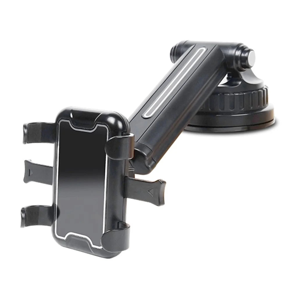 X227 Universal Car Dashboard Phone Holder 360-degree Adjustable Cell Phone Mount Stand with Clamp - 1