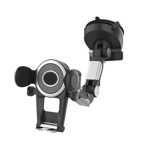 X0666 Multifunction Car Dashboard Phone Holder Adjustable Windshield Cell Phone Mount for Vehicles, Trucks - 1