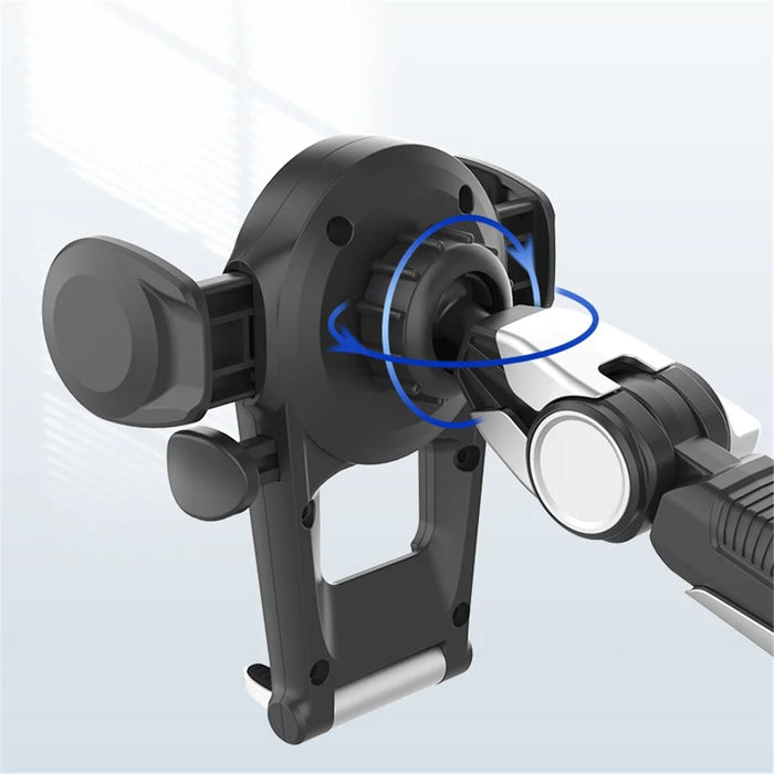 X0666 Multifunction Car Dashboard Phone Holder Adjustable Windshield Cell Phone Mount for Vehicles, Trucks - 6