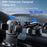 YESIDO C174 Car Dashboard Windshield Telescopic Arm Phone Holder ABS Rotatable Suction Cup Bracket - 2