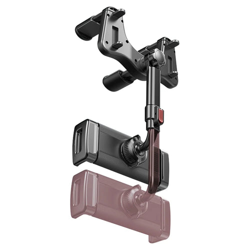 YESIDO C196 Car Rearview Mirror Phone Holder 360 Degrees Rotating ABS Cellphone Bracket - 1