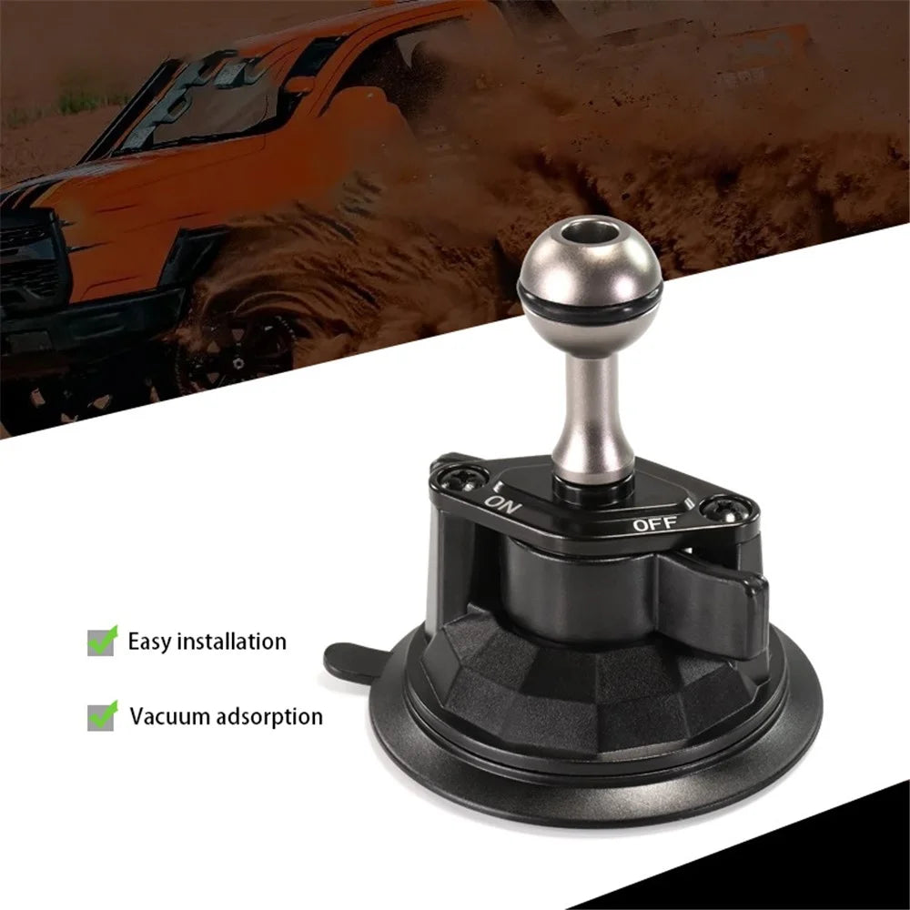 LANPARTE SC-B2 Suction Cup Base with Ball for Vehicle Windshields - 20mm Ball - 2
