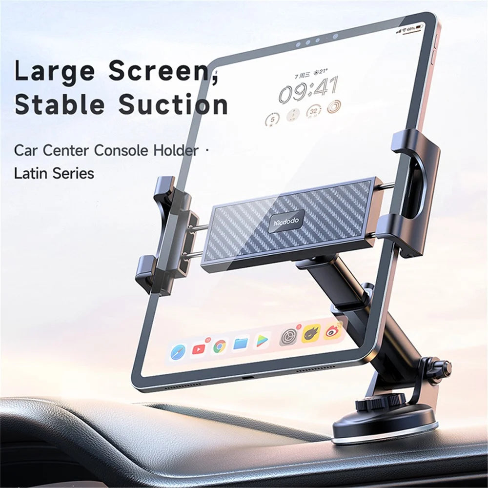 MCDODO CM-4310 MDD Car Dashboard Suction Cup Phone Holder Telescopic Adjustable Tablet Bracket - Black - 2