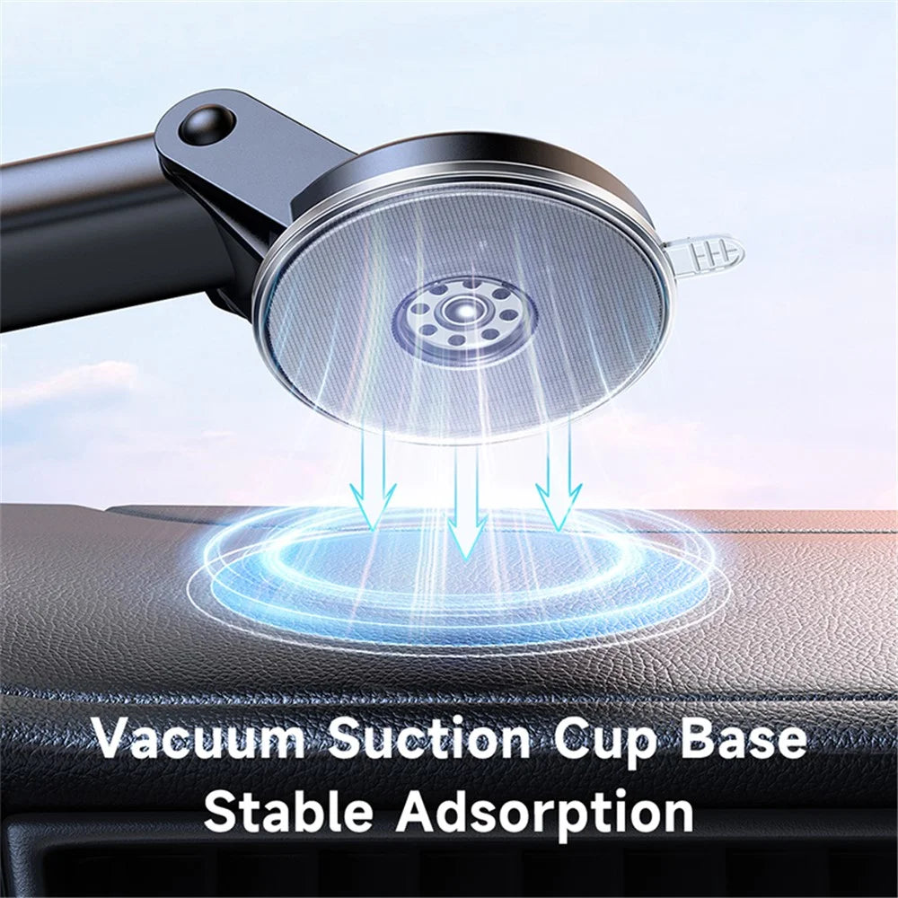 MCDODO CM-4310 MDD Car Dashboard Suction Cup Phone Holder Telescopic Adjustable Tablet Bracket - Black - 4