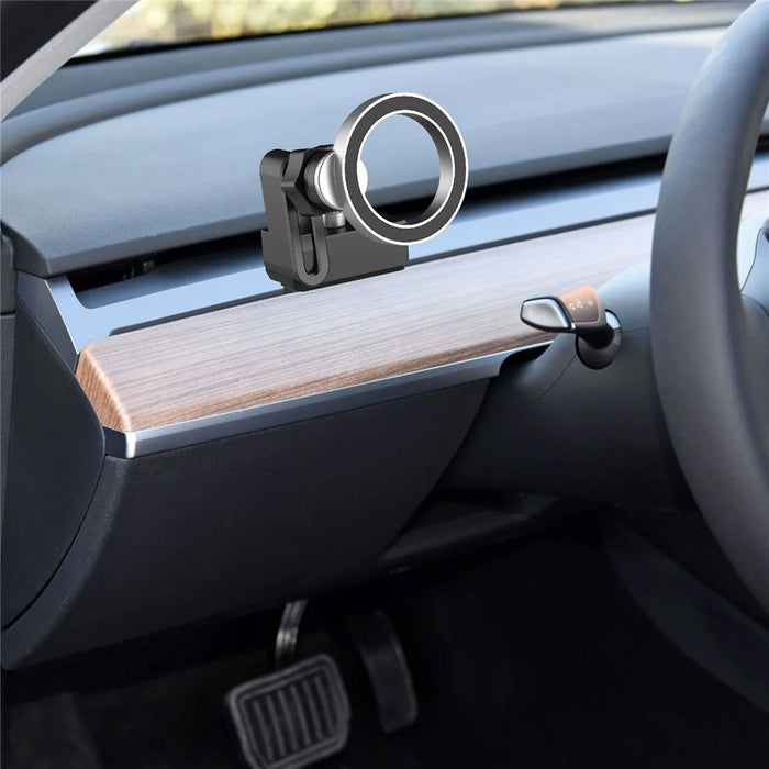 Magnetic Car Mount for Tesla Phone Holder Anti-Slip Shockproof Phone Bracket - 5