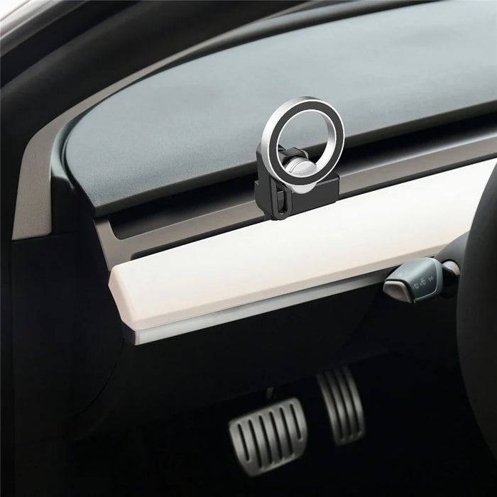Magnetic Car Mount for Tesla Phone Holder Anti-Slip Shockproof Phone Bracket - 7