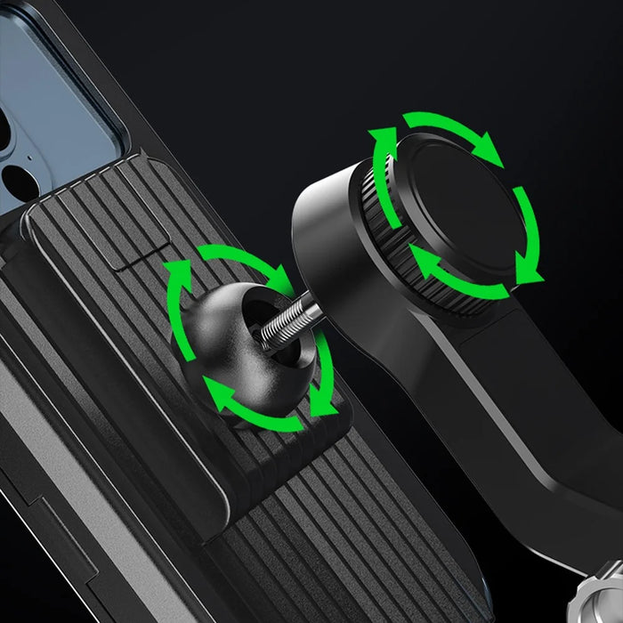 Z009A Bike Motorcycle Handlebar Mount Phone Holder Waterproof Cycling Mobile Phone Case Bracket - 7
